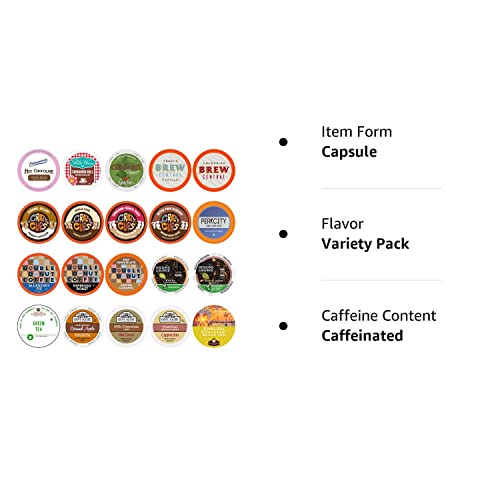 Coffee Variety Pack with Tea, Hot Chocolate & Cider