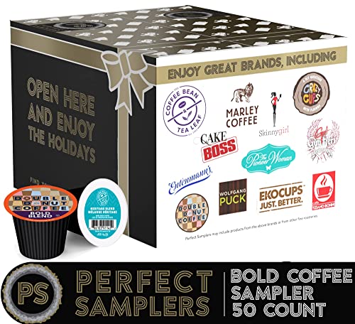 Dark Roast Coffee Pods Variety Pack Sampler, 50ct