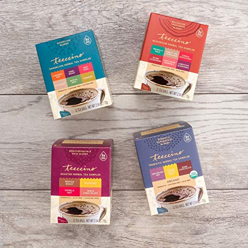 Teeccino Herbal Tea Gift Set - 48 Assorted Bags