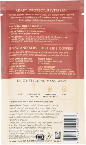 Mushroom Adaptogen Herbal Coffee Sampler - 6 Packets