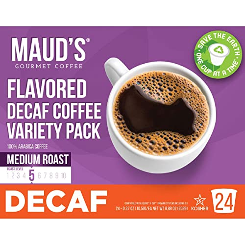 Maud's Decaf Flavored Coffee Pods Variety Pack, 24 ct