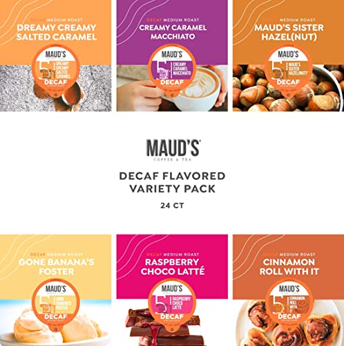 Maud's Decaf Flavored Coffee Pods Variety Pack, 24 ct