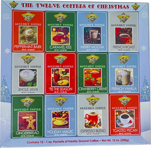 Christmas Coffee Sampler Gift Box - Perfect Holiday Present