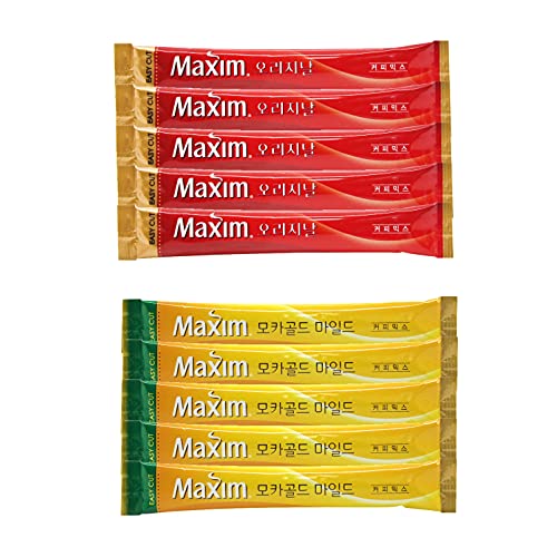 Korean Instant Coffee Mix Variety Sampler Gift Box