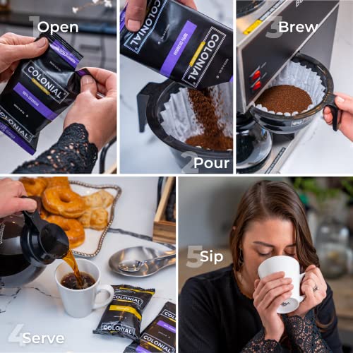 Assorted Medium Roast Flavored Coffee Packets - 12 Pack