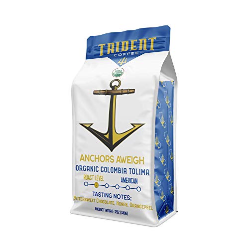 Trident Organic Colombian Whole Bean Coffee | Light Roast