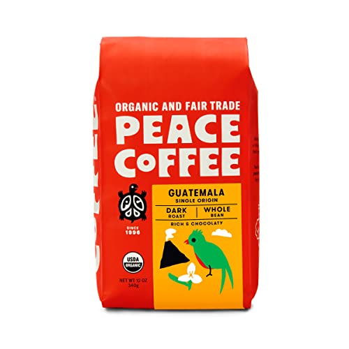 Guatemala Organic Whole Bean, 12 Ounce Peace Coffee
