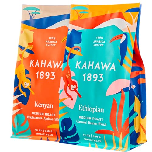 KAHAWA 1893 - Kenyan & Ethiopian Whole Bean Combo