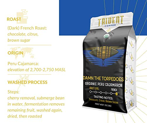 Trident Damn the Torpedoes Organic Peru French Roast