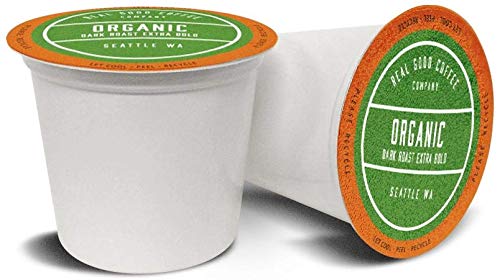 Dark Organic Coffee Pods - 72 Count Keurig Compatible
