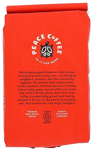 PEACE COFFEE Organic Twin Cities Blend, 12 OZ