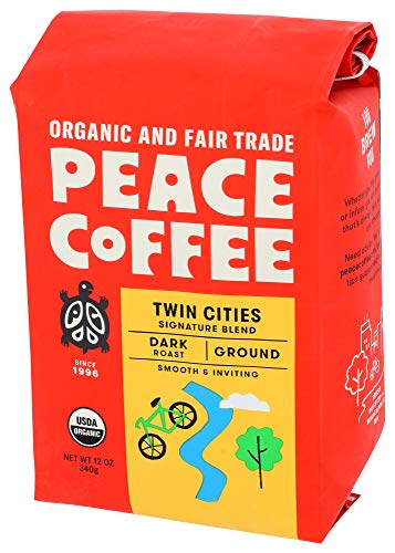 PEACE COFFEE Organic Twin Cities Blend, 12 OZ