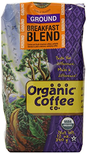 Organic Ground Breakfast Blend Coffee, 12 oz