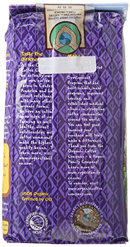 Organic French Roast Ground Coffee, 12 Ounce Pack