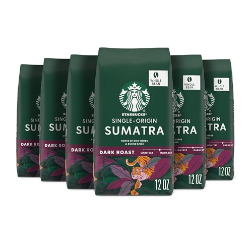 Starbucks Sumatra Dark Roast Whole Bean Coffee - 72oz