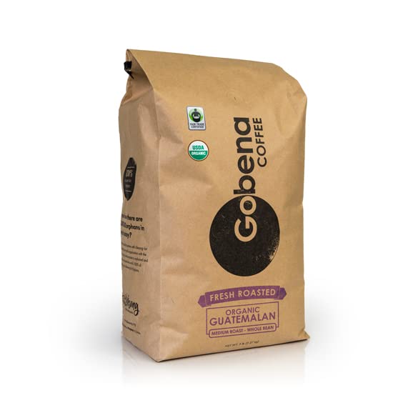 5lb Fair Trade Organic Guatemalan Whole Bean Coffee