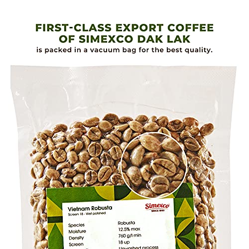 Vietnamese Robusta Green Coffee Beans, Rainforest Alliance Certified