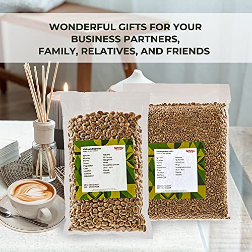 Vietnamese Robusta Green Coffee Beans, Rainforest Alliance Certified