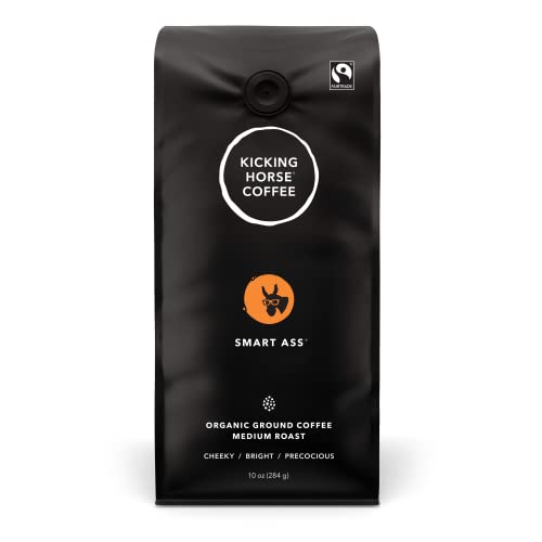 Kicking Horse Smart Ass Organic Fairtrade Ground Coffee, 10oz