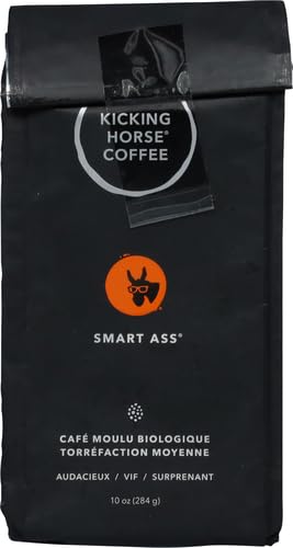 Kicking Horse Smart Ass Organic Fairtrade Ground Coffee, 10oz