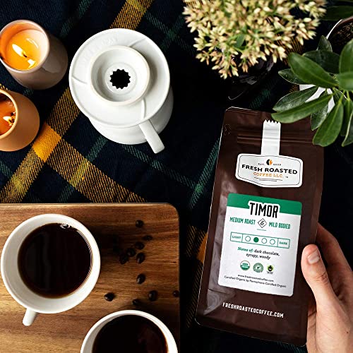 Organic Timor Coffee, 2lb, Medium Roast, Kosher RFA