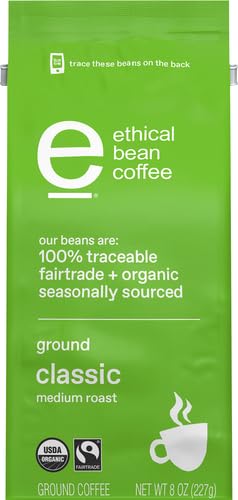 Ethical Bean Fairtrade Organic Coffee, Classic Medium Roast