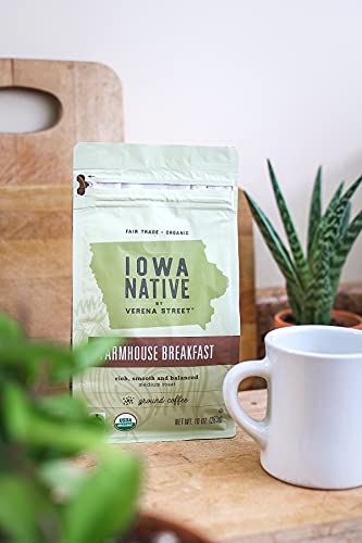 Iowa Native Fair Trade Organic Breakfast Ground Coffee