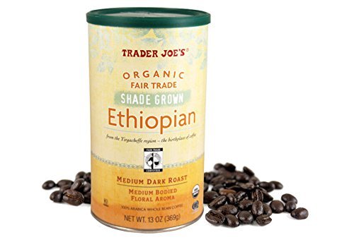 Trader Joe's Organic Ethiopian Shade Grown Whole Bean Coffee