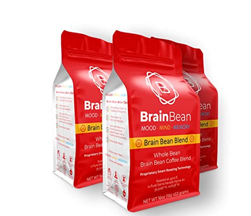 Organic Brain Bean Coffee - Smooth & Antioxidant-Rich Blend