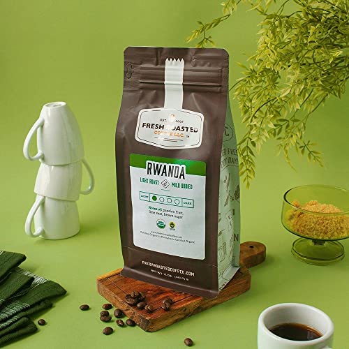 5 lb Fair Trade Organic Rwanda Light Roast Coffee