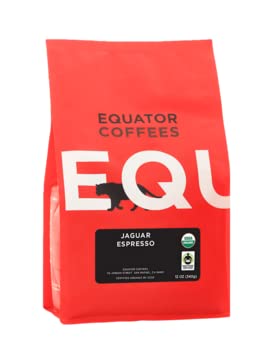 Equator Coffees Jaguar Dark Roast Whole Bean Coffee
