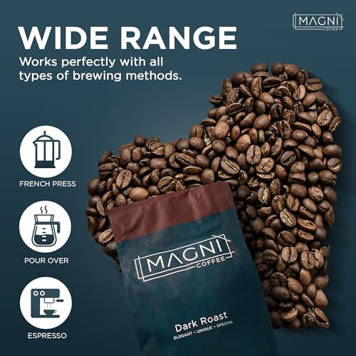 Magni Coffee Dark Roast Whole Bean Organic Fair Trade