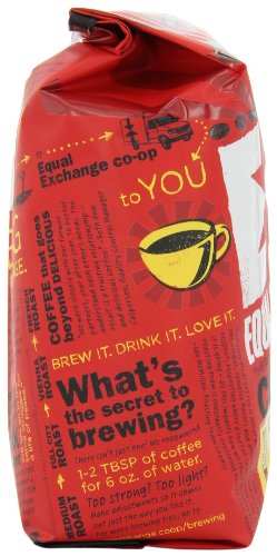 Equal Exchange Ethiopian Whole Bean Coffee, 12 oz (3 Pack)