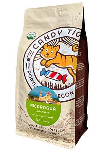 Organic Nicaraguan Whole Bean Light Roast Coffee