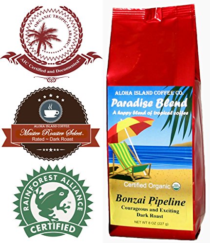 Organic Rainforest Alliance Fair Trade Dark Roast Ground Coffee