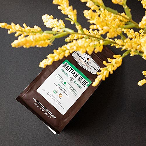 Organic Haitian Blue Whole Bean Coffee, Medium Roast