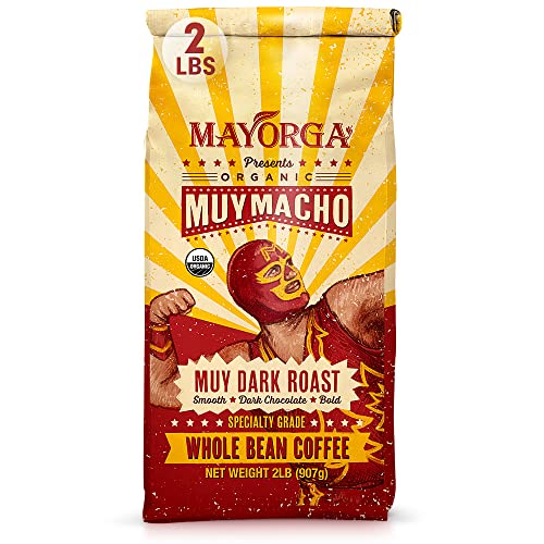 Mayorga Muy Macho Intense Dark Roast Coffee, 2lb