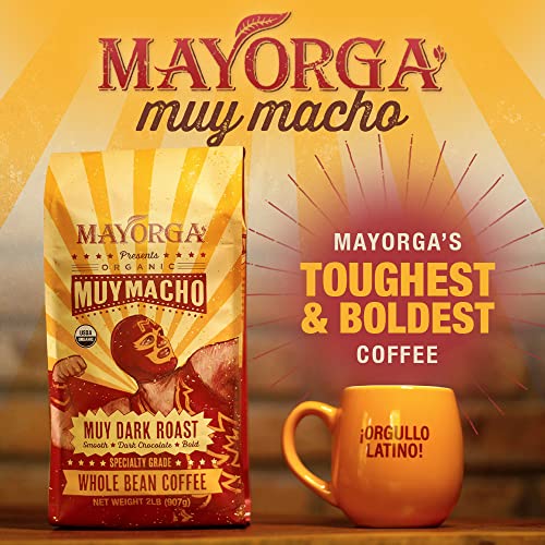 Mayorga Muy Macho Intense Dark Roast Coffee, 2lb