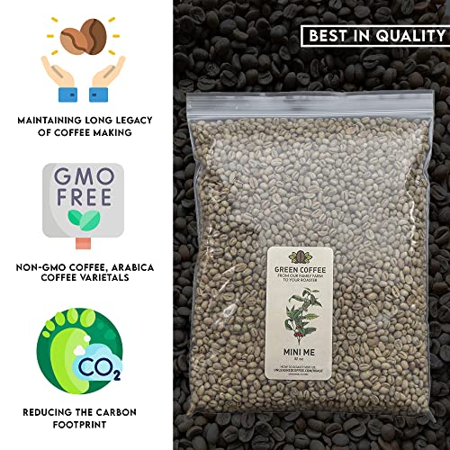 Unroasted Peaberry Green Coffee Beans | Direct Trade Arabica