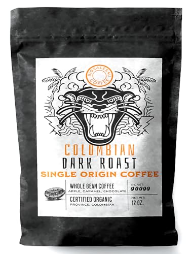 Organic Colombian Dark Roast Whole Bean Coffee Blend