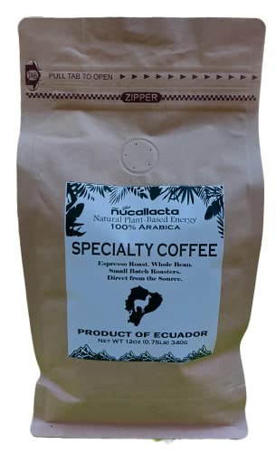 Ecuador Specialty Mountain Grown Espresso Roast Whole Bean