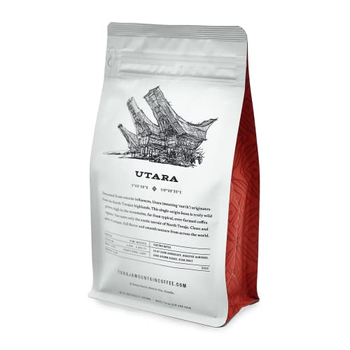 Toraja Mountain Coffee Utara Light Roast, Single Origin