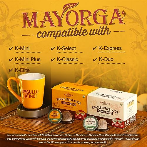 Mayorga Cubano Roast 72CT Coffee Pods - Organic Arabica Beans
