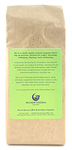 River Moon Coffee, Medium Roast, Organic Whole Bean