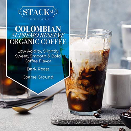 Organic Cold Brew Colombian Supremo Reserve Dark Roast