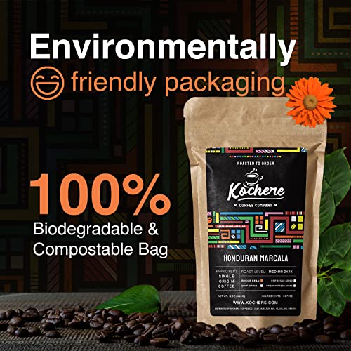 Honduran Whole Bean Coffee - Medium Dark Roast