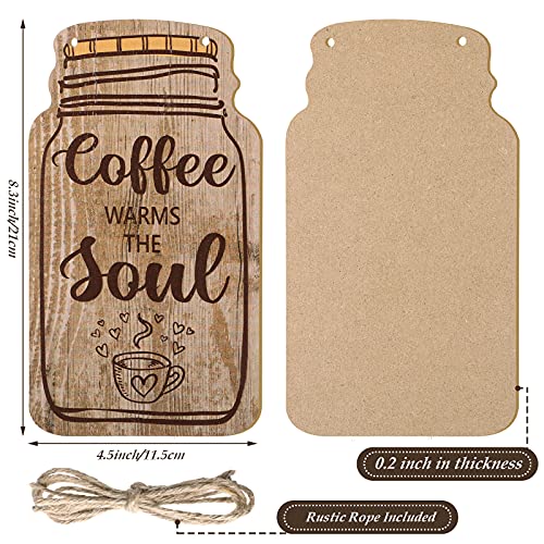 Rustic Wood Coffee Bar Sign - Love & Coffee