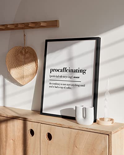 Haus and Hues Coffee Definition Wall Art Print