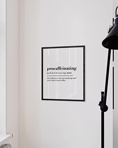 Haus and Hues Coffee Definition Wall Art Print