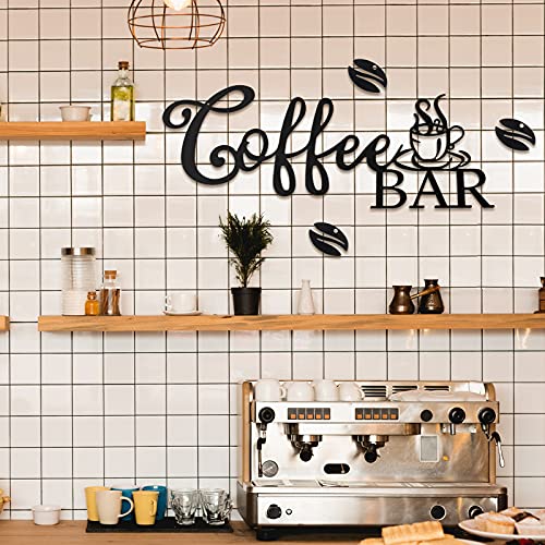Ferraycle Rustic Coffee Bar Metal Wall Decor